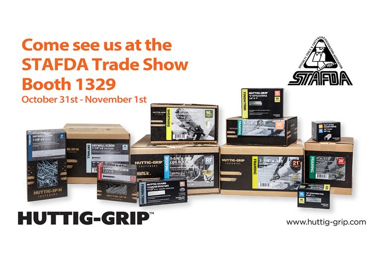 Visit the Huttig-Grip Booth at the STAFDA Trade Show